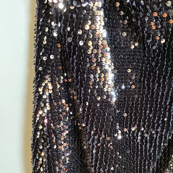 Zara sparkly black dress - Picture 6 of 8